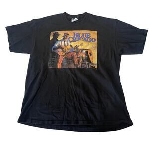 Vintage Blue Chicago John Carroll Doyle 1994 Total Cotton Lee USA Shirt Men's XL